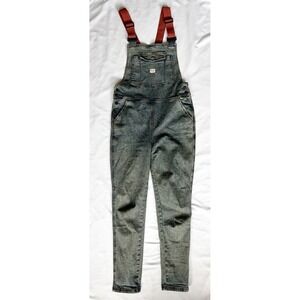 Ripton & Company Starving Jartist Performance Denim Overalls Marble Wash Small